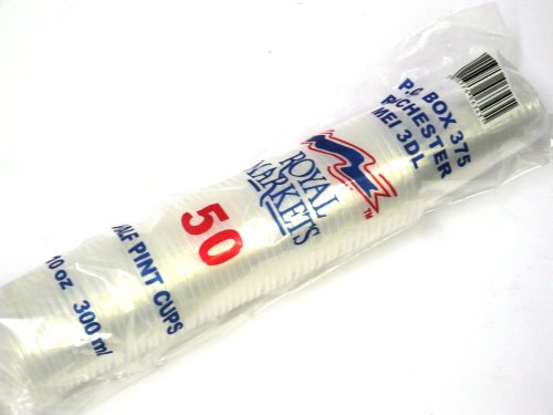 Pkt 50, half-pint tumblers.*