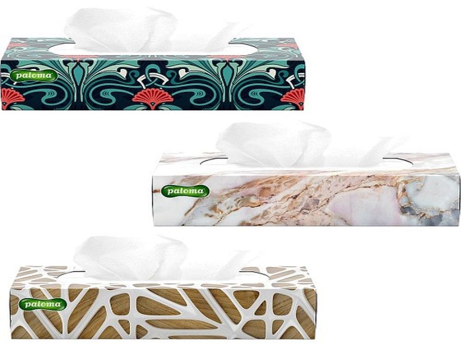 Box 100 Paloma 2ply tissues*