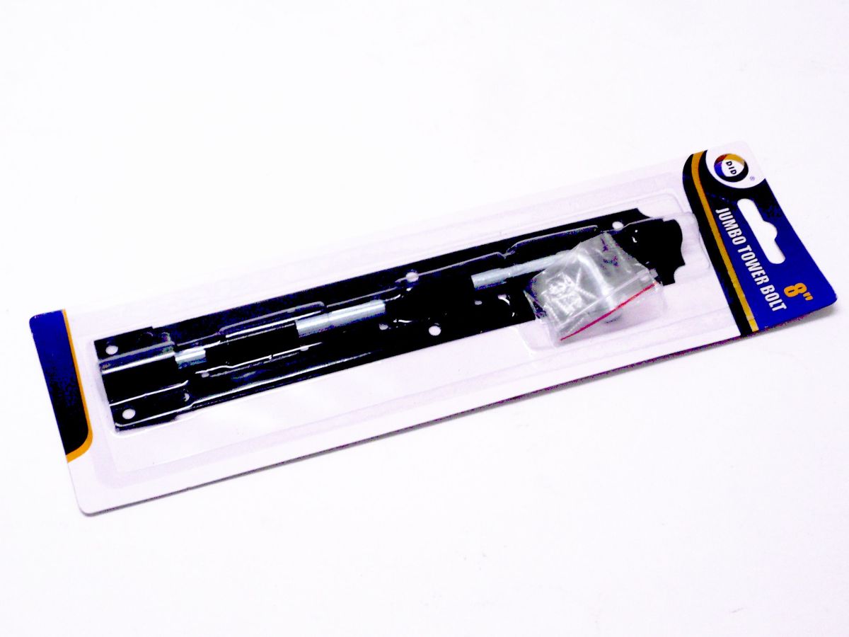 8" jumbo tower bolt*