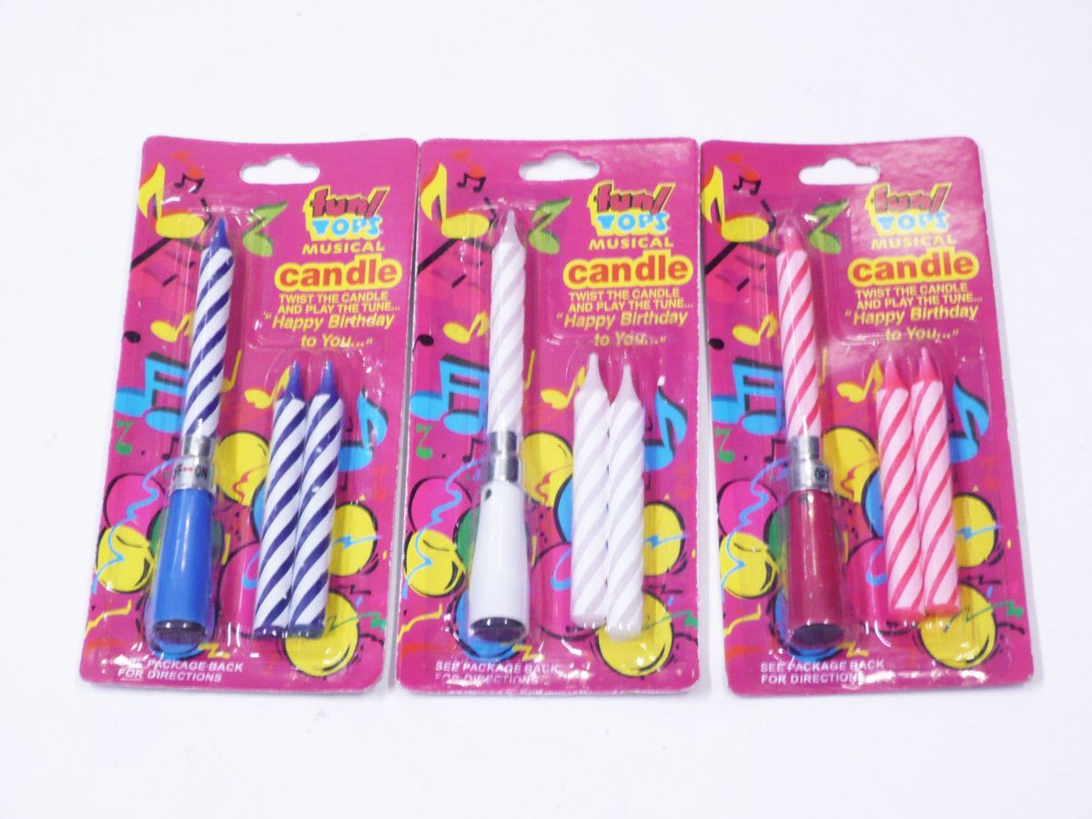 Musical birthday candle - 3asstd.