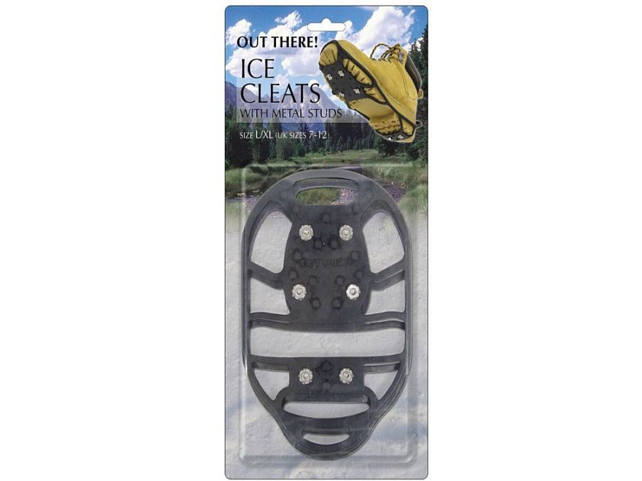 Ice cleats with metal studs, (7-12)