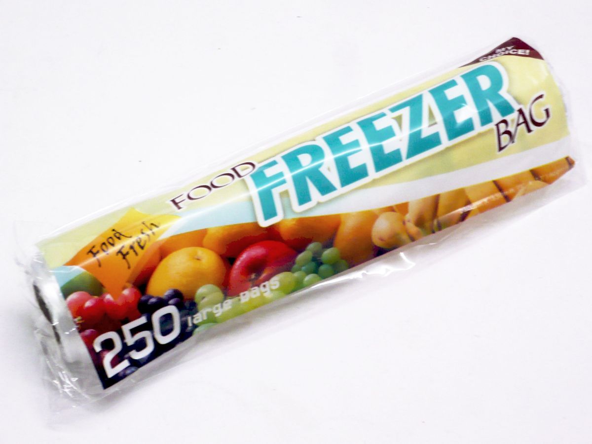 Pack 250, food/freezer bags
(23x33cm)