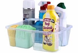 Transparent cleaner basket*