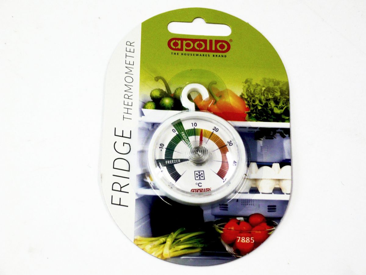 Fridge/freezer thermometer.