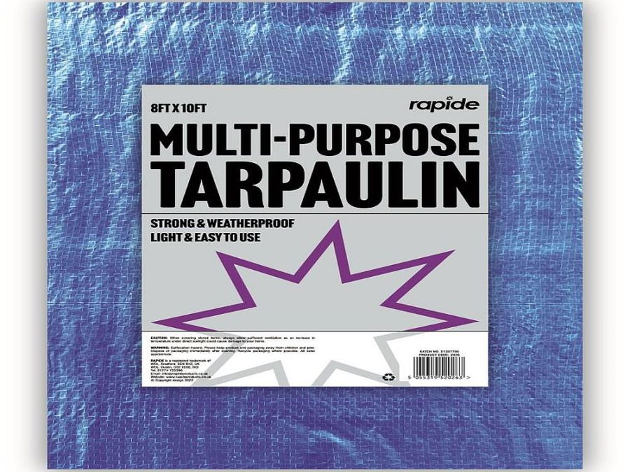 8ft x 10ft tarpaulin*