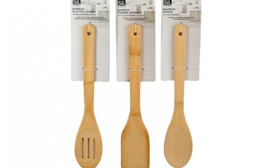 Bamboo kitchen utensils - 3asstd*