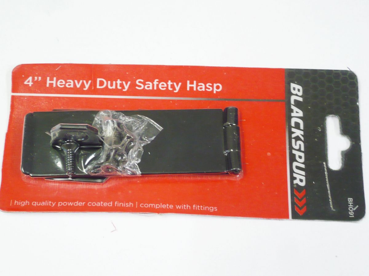 4" heavy duty hasp*