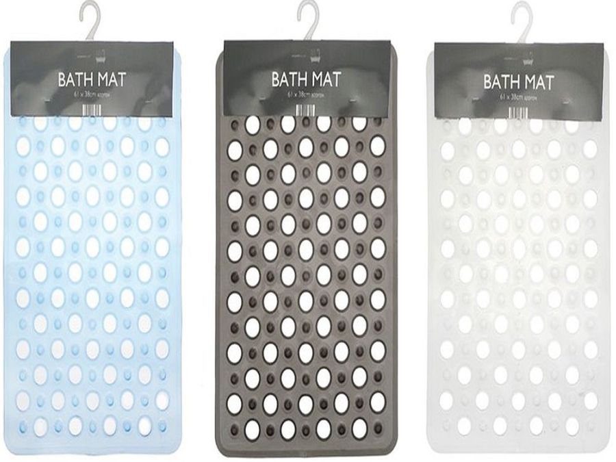 Pvc bath mat - 3/cols*
(61x38cm) NOW ROLLED!!
