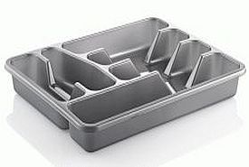 Plastic cutlery tray (39x30cm) - asstd cols*