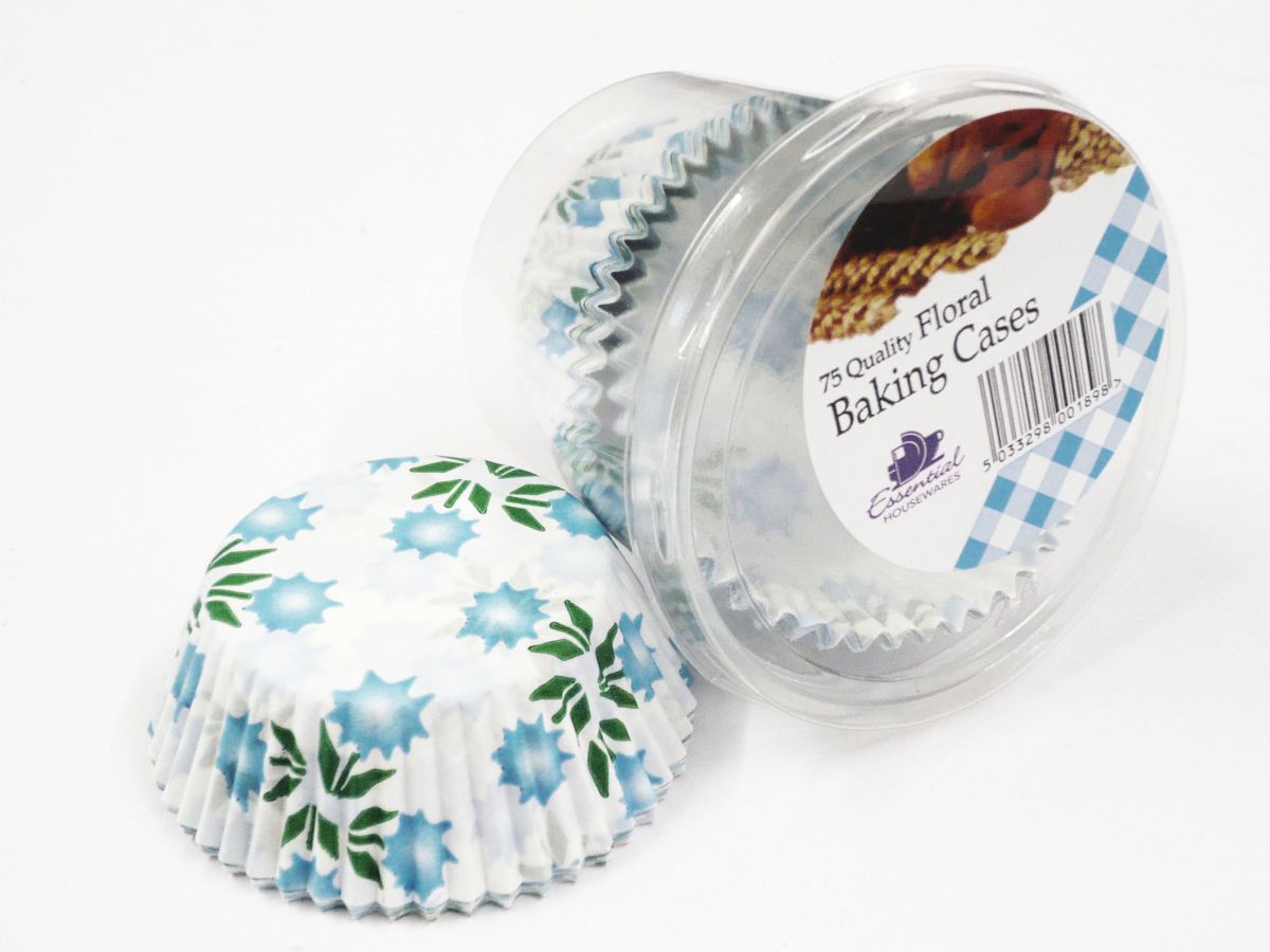 Pkt 75, floral baking cases*