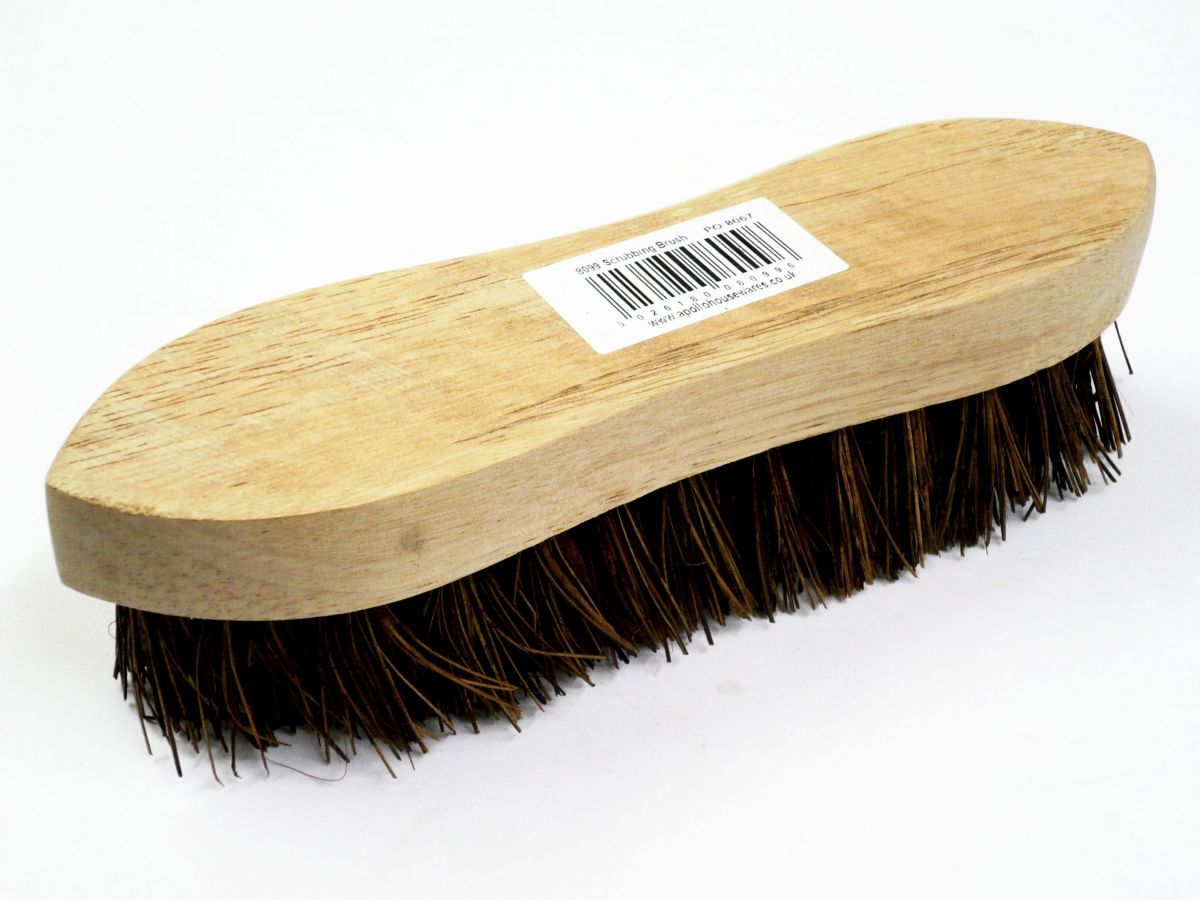 Wooden scrub brush.*