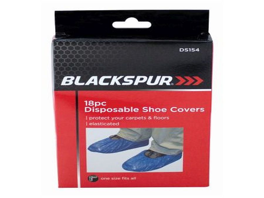 Box 18, disposable shoe covers.