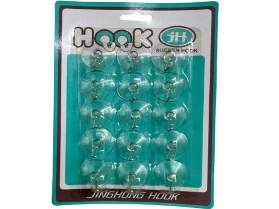 Pack 15, small suction hooks*