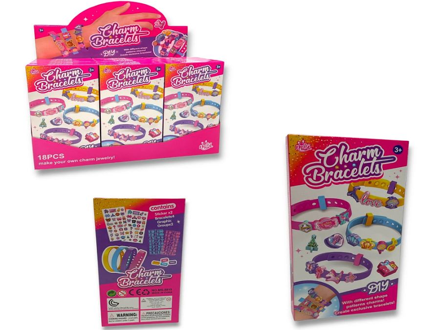 Make your own charm bracelets*
(ADD 18 FOR DISPLAY)