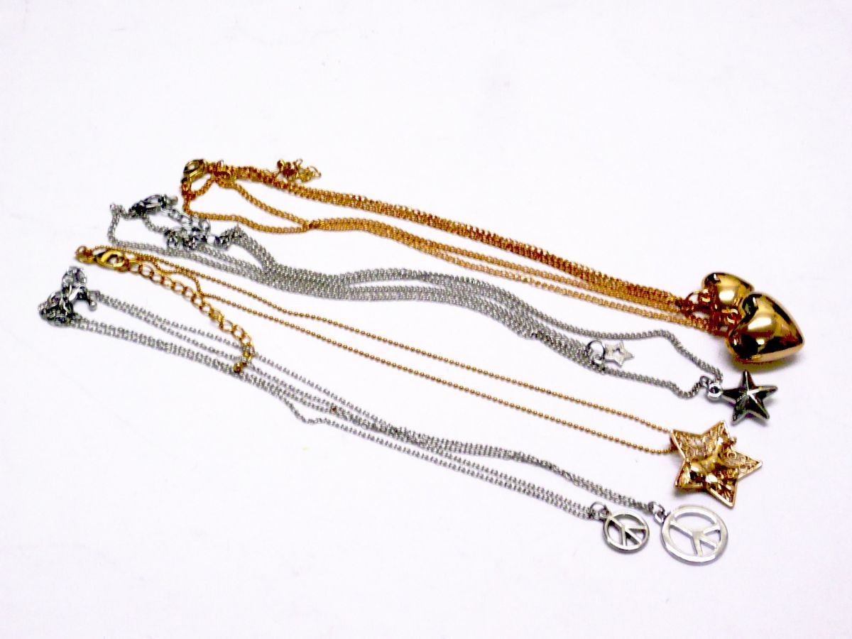 45cm assorted necklaces - 2/cols 4xdesigns*