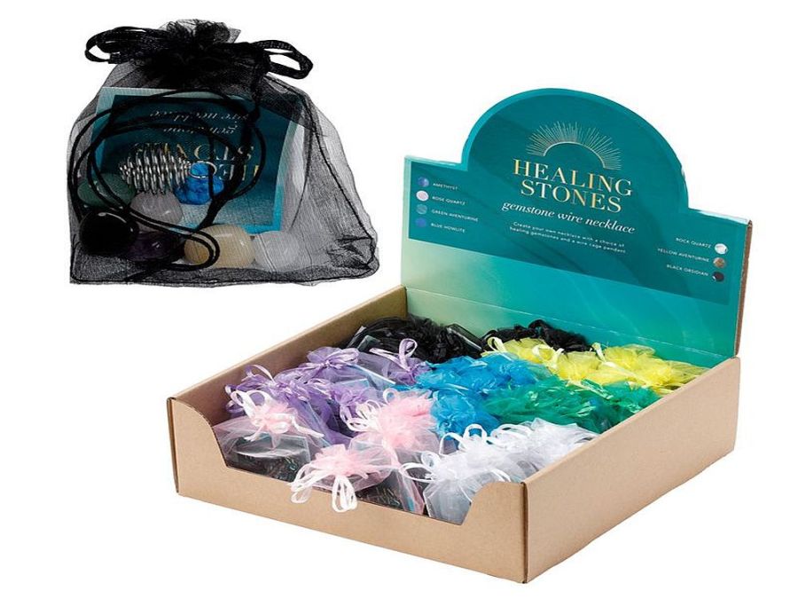 Make your own gemstone necklace - 7asstd
(ADD 36 FOR DISPLAY)