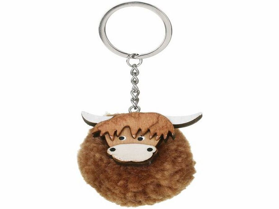 Highland cow key ring.
(ADD 24 FOR DISPLAY)