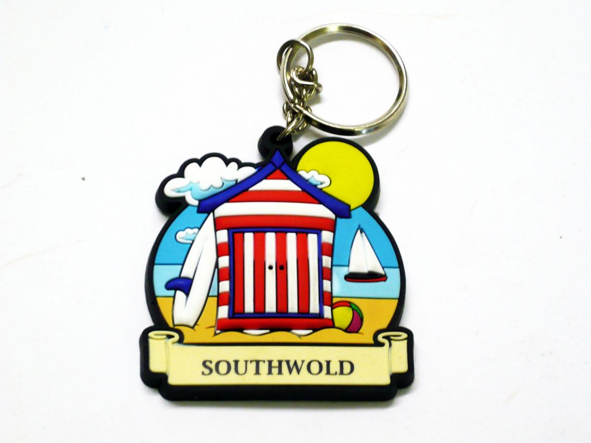 Rubber SOUTHWOLD key ring.