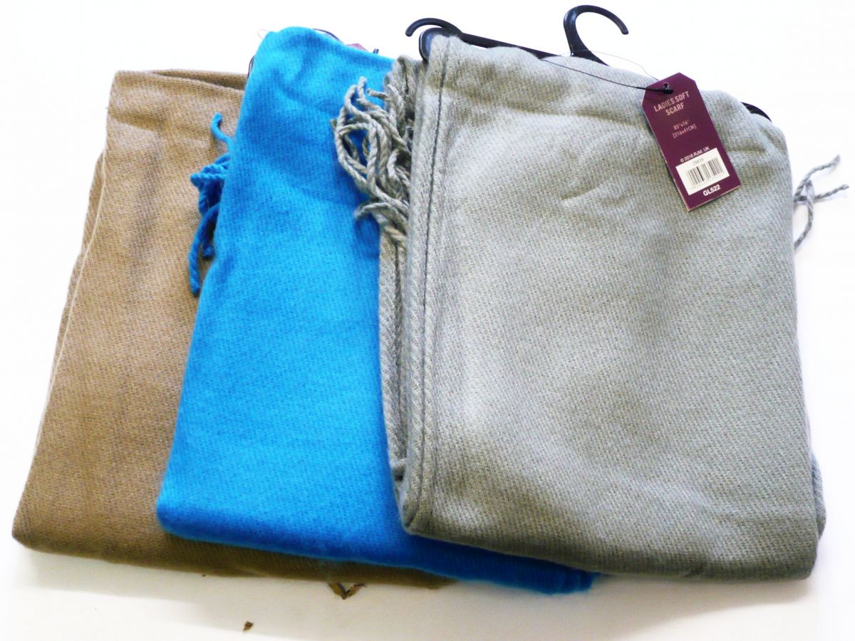 Soft scarf (216x41cm) - 3/cols.