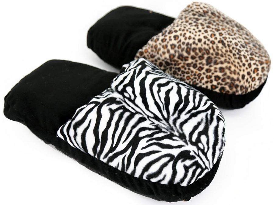 Animal print double slipper - 2asstd.