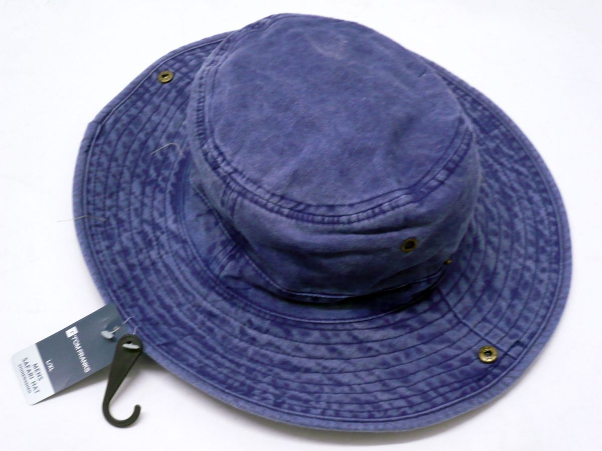Mens stonewashed blue safari hat.
(M/L - L/XL)