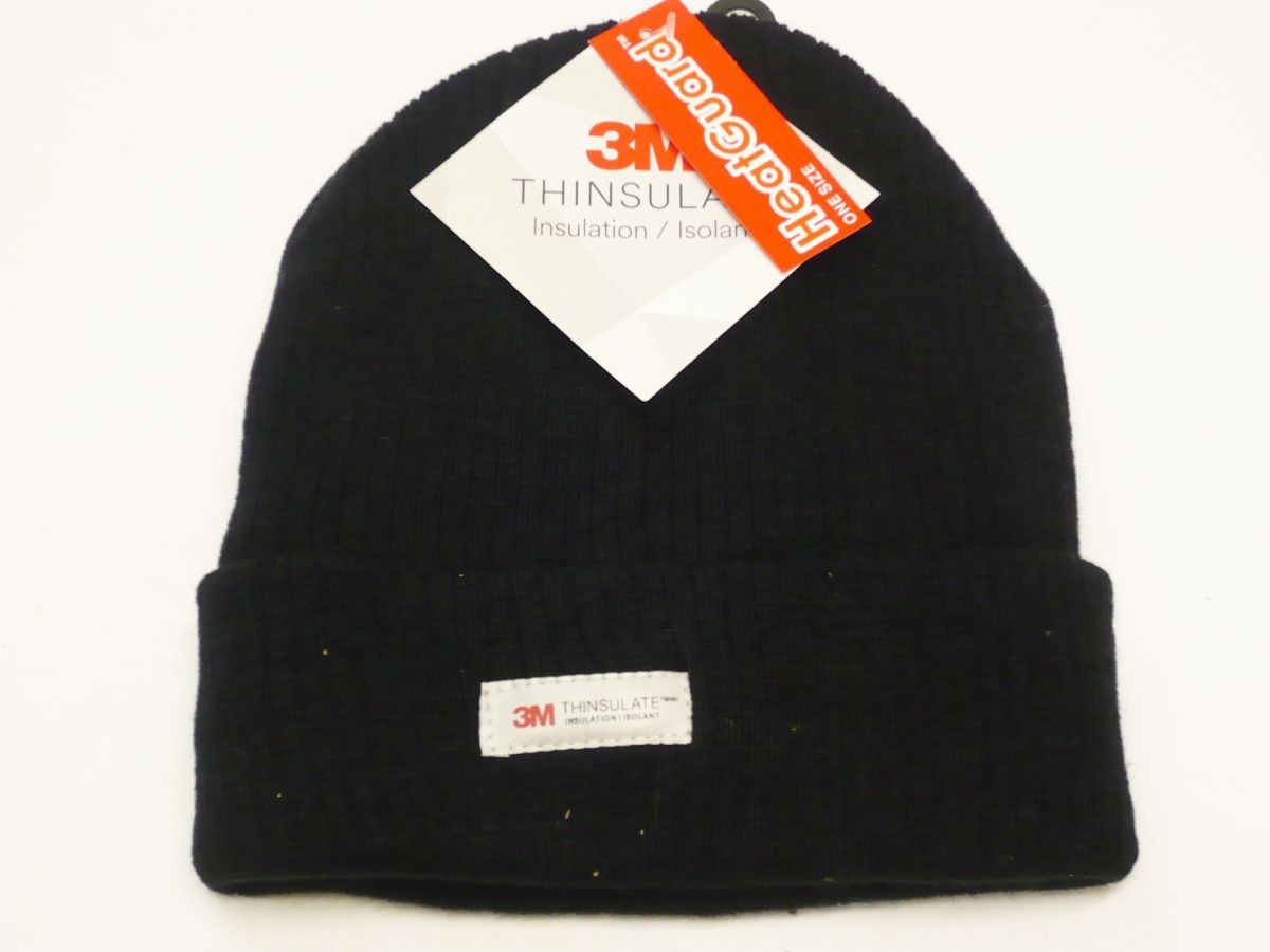 Mens ribbed thinsulate hat (one size)