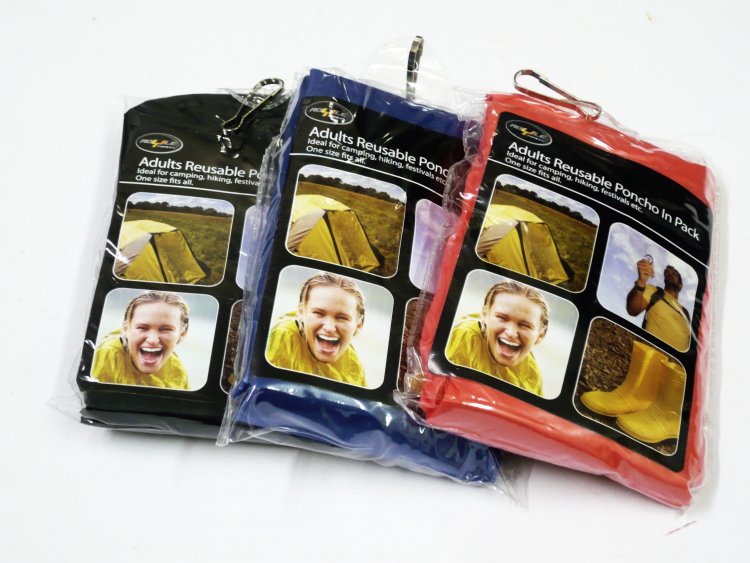 Adults reusable poncho - 3/cols