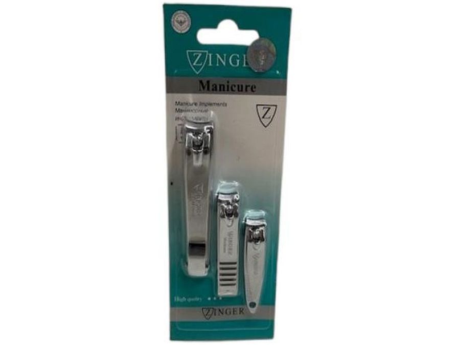 Pack 3, assorted nail clippers*