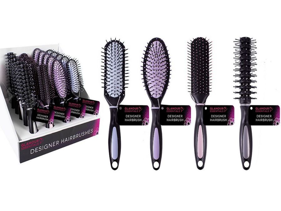 2asstd hair brushes,*