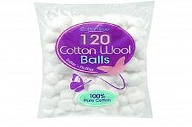 Pack 120, cotton wool balls*