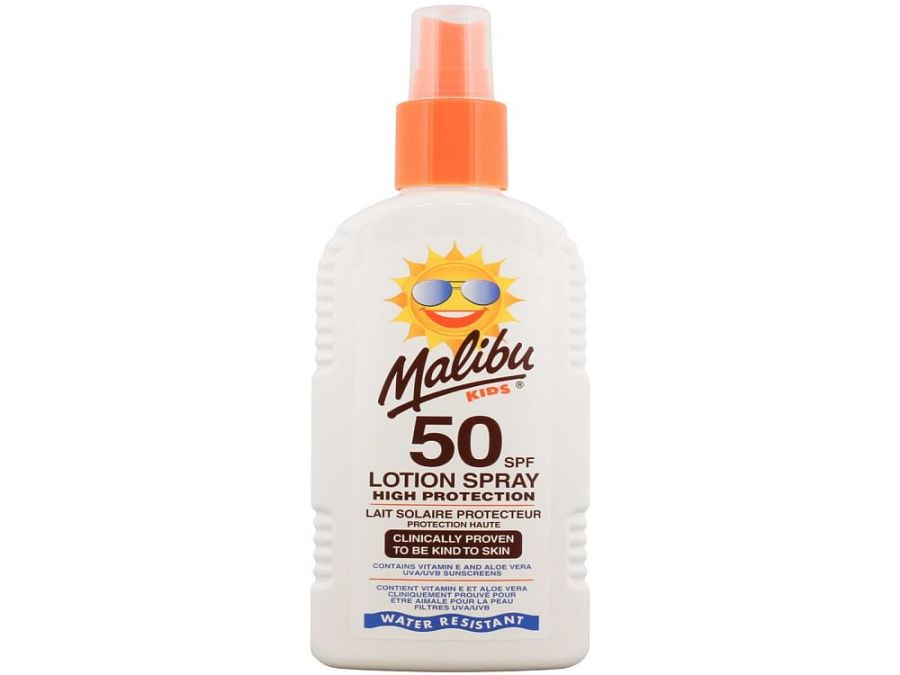 Malibu water resistant KIDS lotion spray SPF50 (200ml)