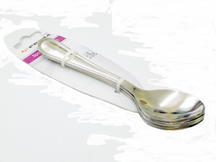 5pc s/steel tea spoons.*