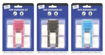 Tape dispenser set - 3/cols*