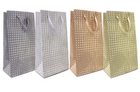 Glitter gift bag SMALL - 4/cols*
(11x14x6cm)