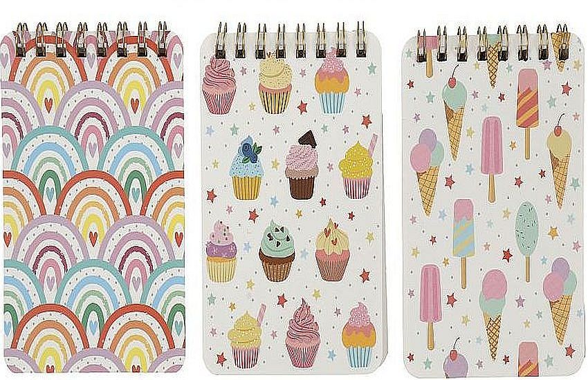 Mini note book (11x8cm) - 3asstd.