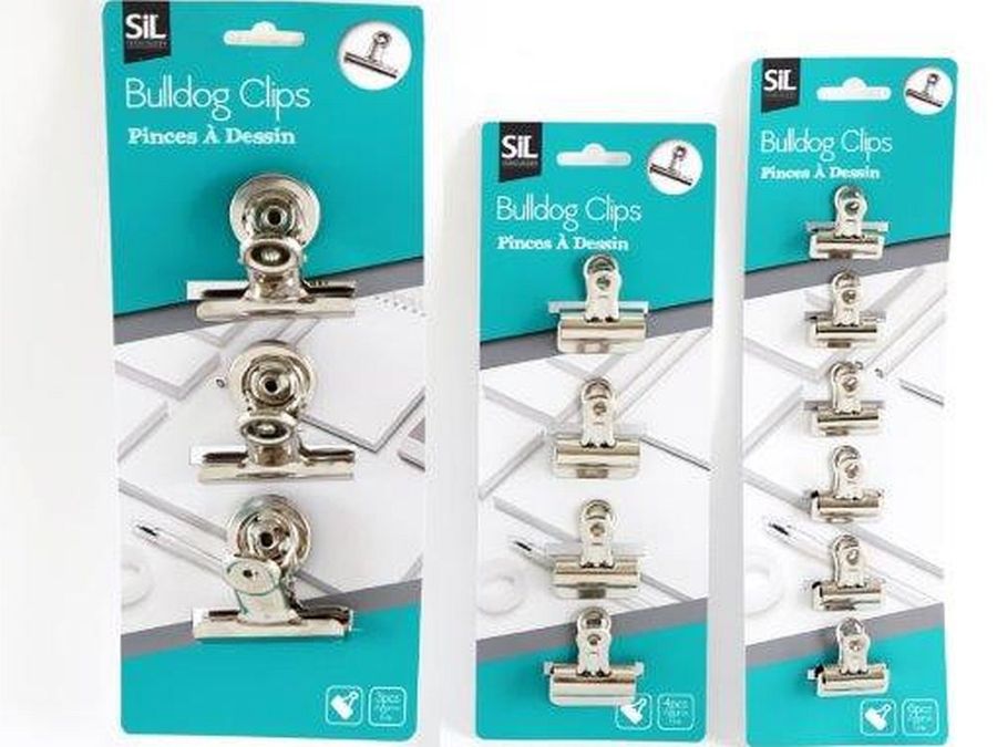 Bulldog clips - 3asstd*