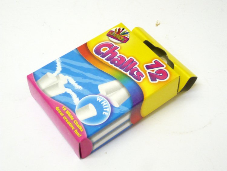 Box 12, white chalk*