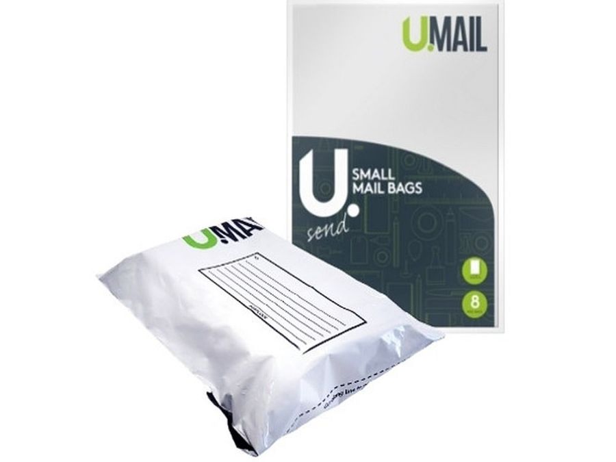 Pkt 8, small mail bags*
(16x23cm)