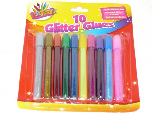 10pc glitter glues.*