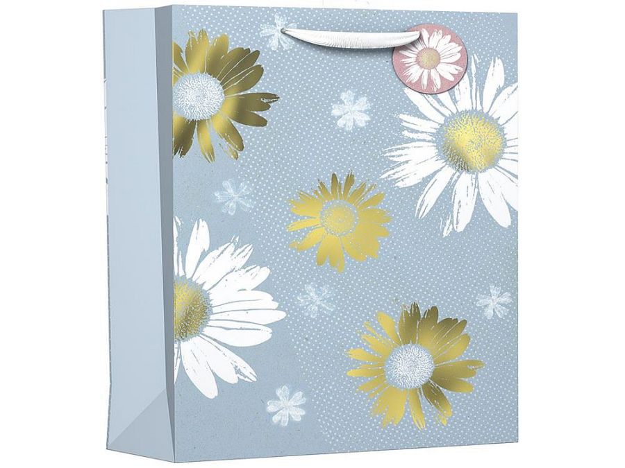 Pkt 6, x/large elegant spring gift bags (45x33x14cm)