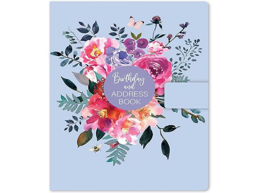 A5 Birthday and address book.