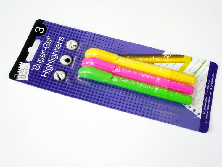 Pkt 3, super-gel highlighters*
