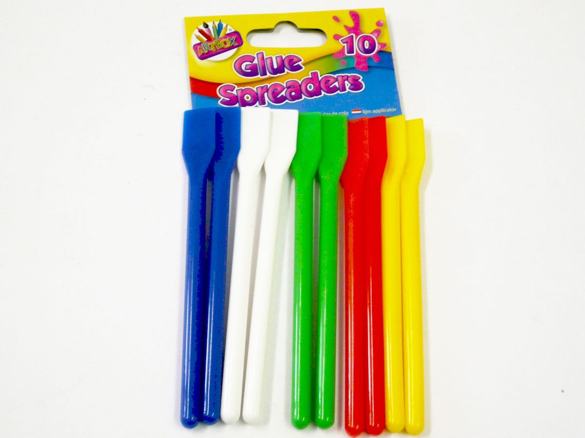 Pkt 10 plastic glue spreaders*