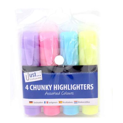 Pkt 4, chunky highlighter (pastel)*