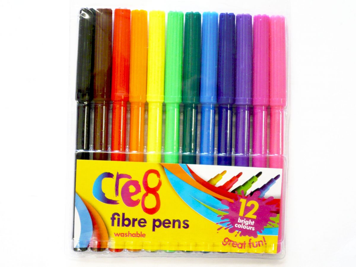 Pkt 12, felt pens*