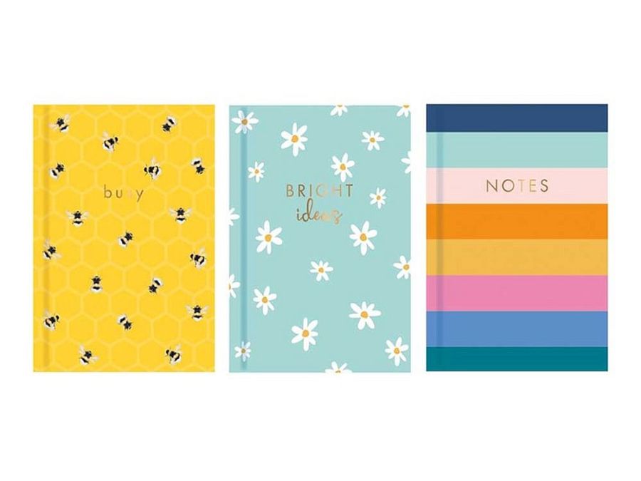 A5 hard back note book - 3asstd*
