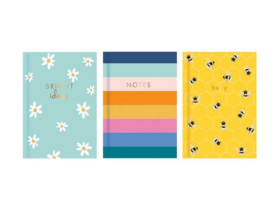 A6 hard back notebook - 3asstd*