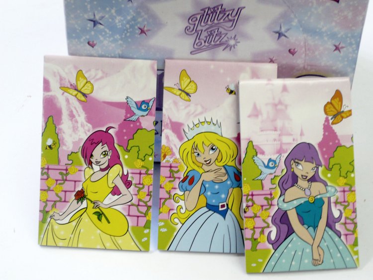 Mini Princess notebook (9x5cm) Ideal for party bags - 3asstd*