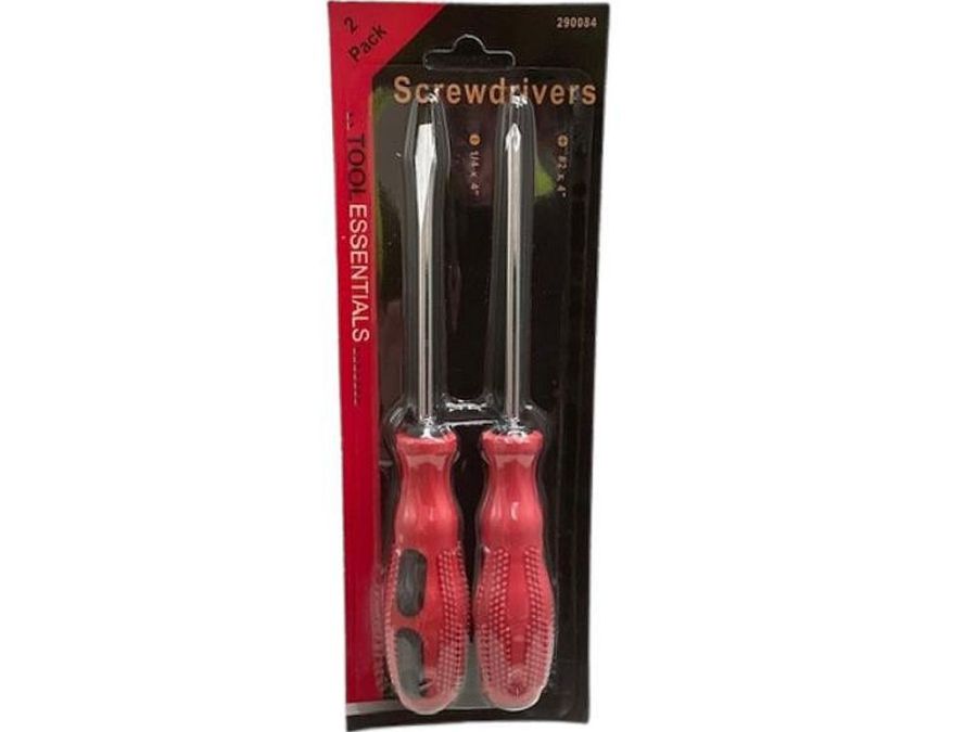 2pc flat/phillips screwdriver set*