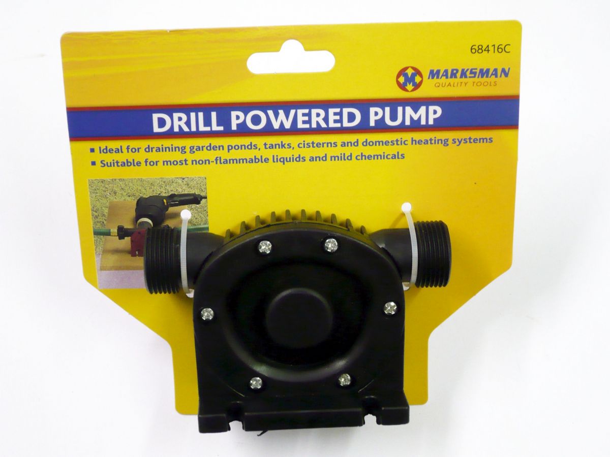 Drill powered pump